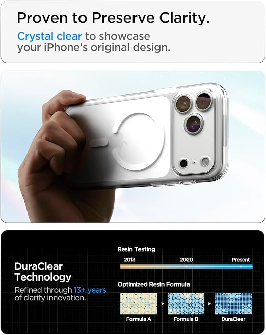 Clear White iPhone 18 Pro Max and 17 Pro Max Case
