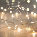 10FT Battery Operated Fairy String Lights 30 LED Warm White Firefly Lights for Wedding Party Home Garden Decor