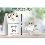 How Many Gummy Bears Are In The Jar, Gummy Bears Baby Shower Games, Gummy Bears Theme Baby Shower - One Sign And 50 Cards (Ges10)