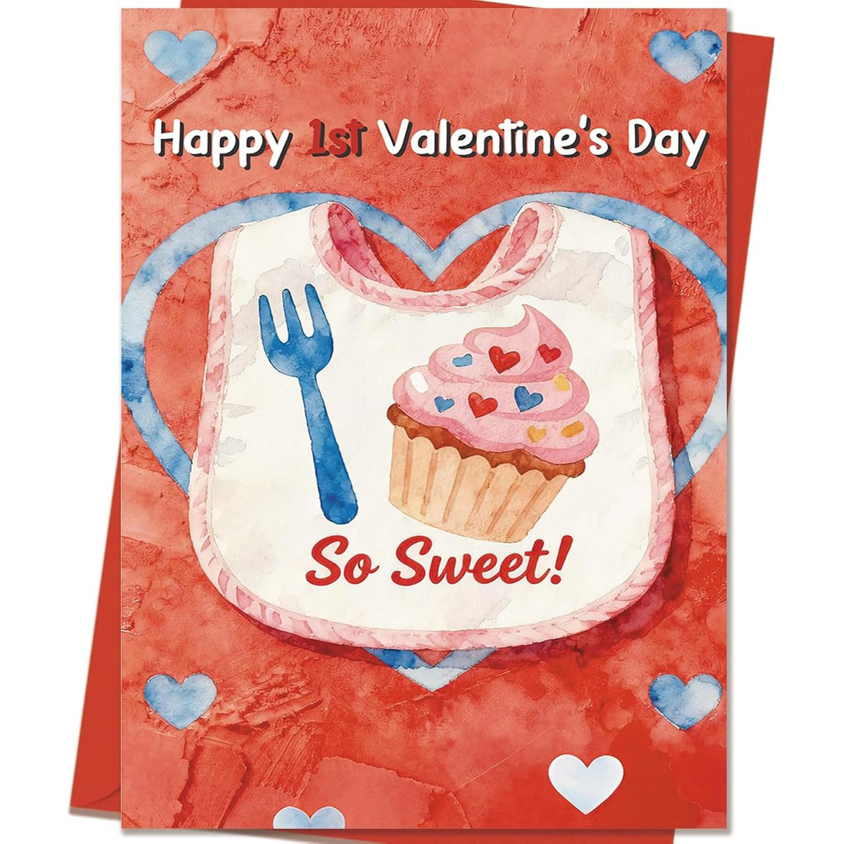 Baby’S First Valentines Card | Happy 1St Valentines Day Cards Gifts For Son Daughter Grandson Granddaughter