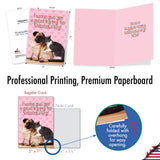 - Pack Of 3 Humorous Valentine'S Day Greeting Cards With Envelopes, Funny Pet Cat And Dog For Men And Women Couples (1 Designs, 3 Each) - Great Big Pug C6758Vdg-C3X1