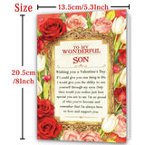 Valentines Day Card For Son, Valentine'S Day Gifts For Son