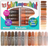 Solid Paint Pens, Assorted Skin Tones, Pack Of 14