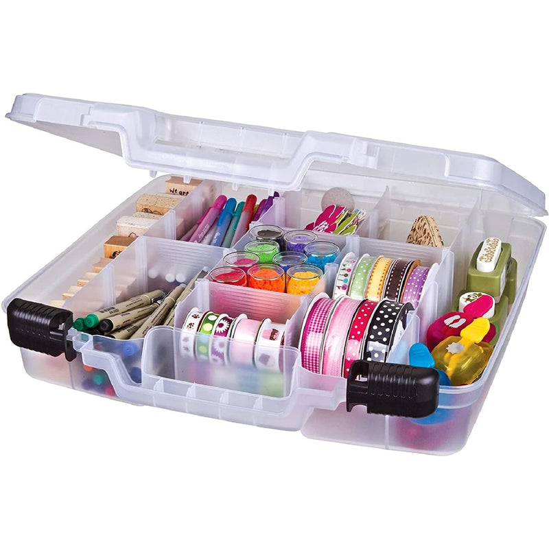 6961Ab Quick View Deep Base Carrying Case With Removable Dividers, Portable Ar