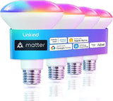 BR30 Smart LED Light Bulbs Compatible with Alexa Apple Home Google Home 4 Pack
