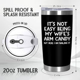 Christmas Birthday Gifts For Husband From Wife - 20 Oz Stainless Steel Insulated Coffee Tumbler With Lid - Anniversary Wedding Gifts Gifts For Him Men Husband From Wife, Presents For Men