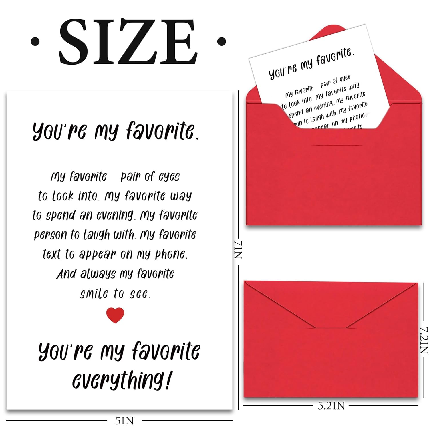 Valentines Day Card Husband From Wife - Sweet Valentines Day Card For Him Her, Romantic Valentine'S Card For Boyfriend Girlfriend Wife Husband, Valentine'S Gift Greeting Card From Wife Girlfriend