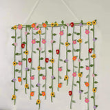 2 Pcs Crochet Flowers Hanging Plant Daisy Sunflower For Accessories Car Flower Arrangement Artifical Sunflower And Wildflowers Crochet Flower For Women Girls Birthday Christmas Party Home