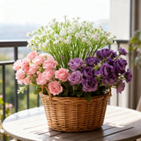 120 Pcs Babys Breath Artificial Flowers Bulk White Realistic Gypsophila Fake Babies Breath Flowers Faux Flowers For Wedding Party Home Decoration