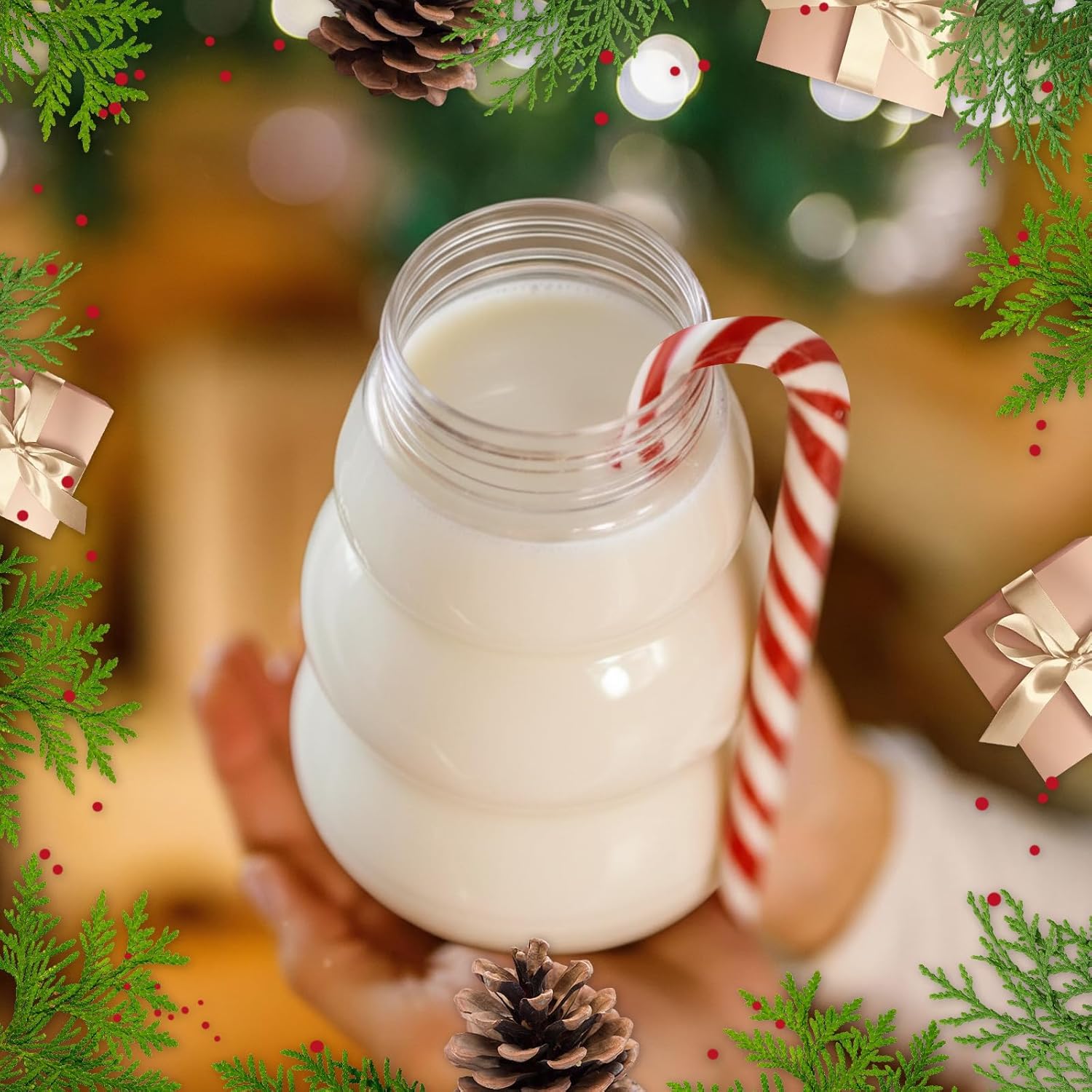 12 Pcs Christmas Tree Plastic Candy Jar Christmas Favor Candy Boxes Chocolate Treat Party Favor Jar Container Holders For Party Decorations Gift