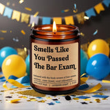 Candles, Passed The Bar Exam Gifts, Congrats New Lawyer Gifts For Women Men, Congratulations On Passing The Bar Exam Ideas For Future Lawyer Graduate Grad Student, Funny Law School Graduation