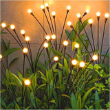 6 Pack Solar Swaying Garden Lights Warm White Outdoor Pathway Patio Yard Decor