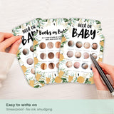 Baby Shower Games For Boy Or Girl - 2 Games Double Sided, 25 Boobs Or Butts For Baby Shower Ideas, 25 Beer Or Baby Game To Play, Baby Shower Party Supplies (Forest Animals)