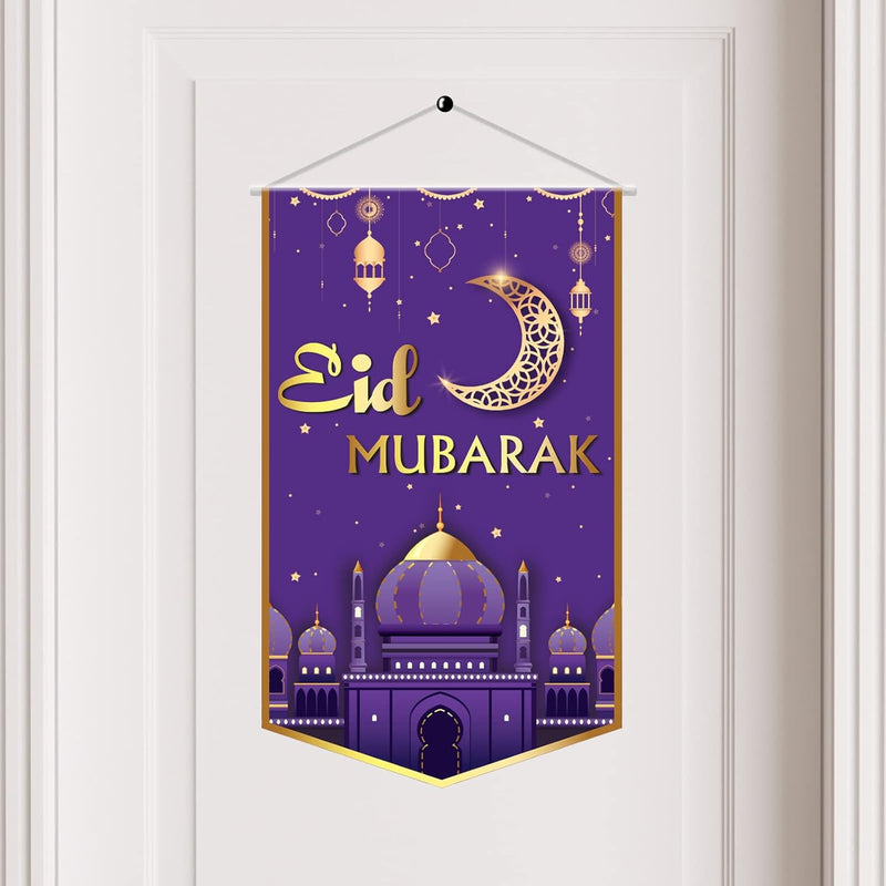 Eid Mubarak Hanging Door Sign For Eid Mubarak Party Decorations Eid Mu