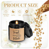 10 Pcs Valentines Employee Appreciation Gifts For Women Inspirational Candle 3.5 Oz Never Forget The Difference You Make Thank You Gifts For Nurse Service Week Vet Tech Volunteer(Black)