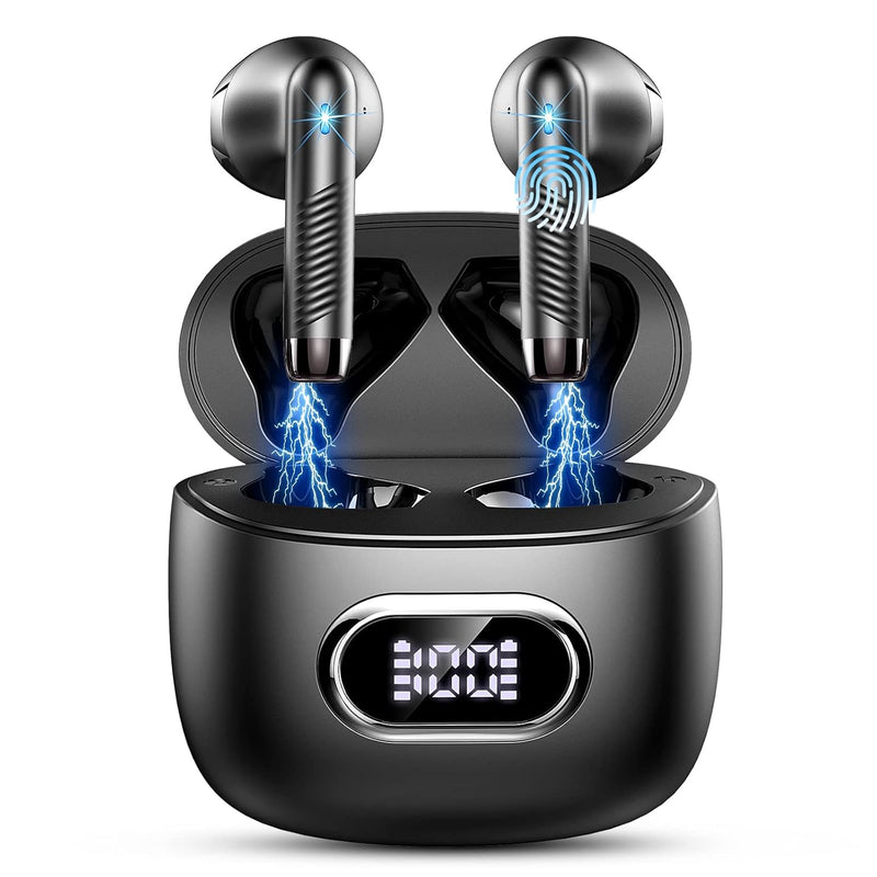 Wireless Earbud, Bluetooth 5.3 Headphones Deep Bass Bluetooth Earbud With 4 Mi