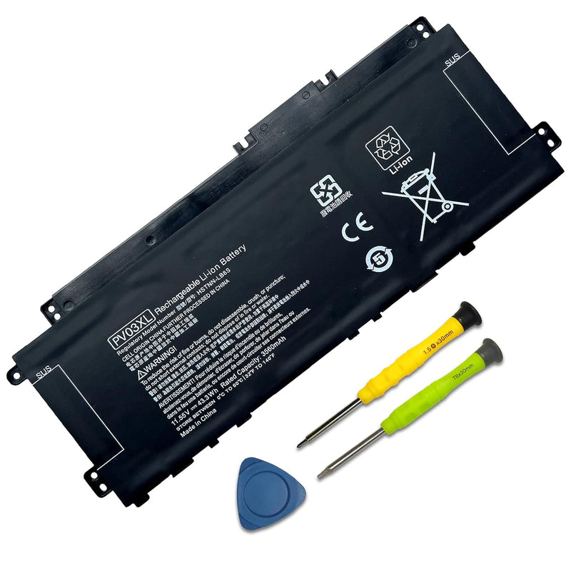 Pv03Xl Pp03Xl Laptop Battery Replacement For Hp Pavilion X360 13-Bb 13-Bb0000