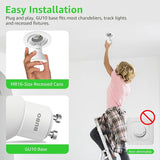 GU10 LED Light Bulb 50W Equivalent Soft White 2700K 10 Pack