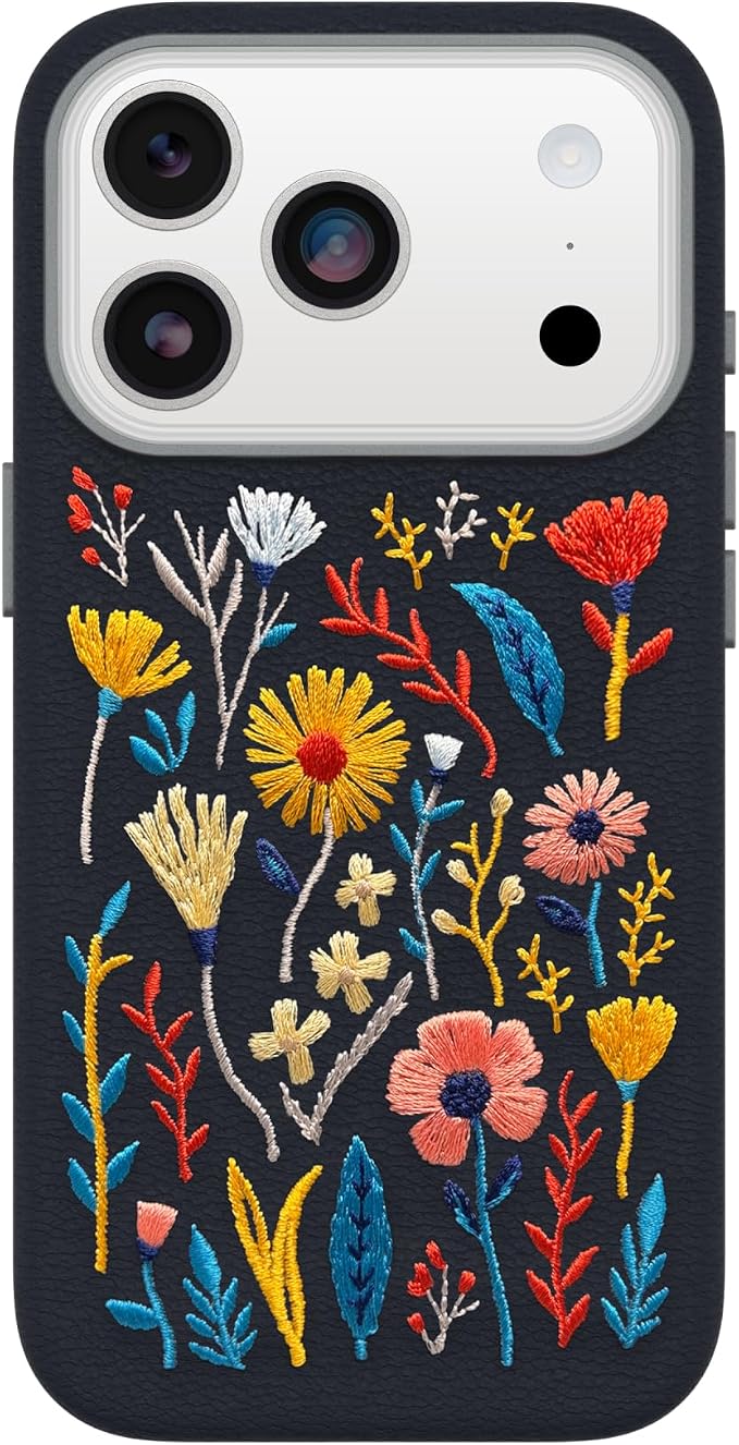 iPhone 18 Pro and iPhone 17 Pro Symmetry Series Cactus Leather Embroidery Case