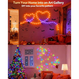 Smart Fairy String Lights, 33Ft Diy Twinkle Lights Usb Port, Multicolor Warm White, App/Remote Control, 12 Modes &Music
