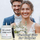 Engagement Gifts For Couples, Personalized Wedding Gifts For Newlyweds, Funny Bachelorette Bridal Shower Engaged Gift For Bride, Bachelor Party, Groom Bride To Be Wedding Gift Ideas, Lavender Candle