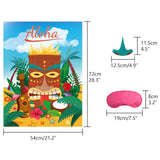 Pin The Nose Game For Hawaiian Luau Party Pin Game For Aloha Tiki Party Supplies Tropical Party Game,Family Classroom Activities