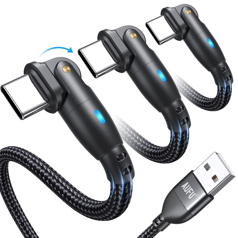 Usb Type C Cable 6Ft [3-Pack], Usb A To Usb C Charger Cable 3.1A Fast Charging