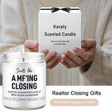 Scented Candle, Funny Realtor Gifts For Women, Men, Clients, Real Estate Agent Supplies, Appreciation, Thank You, Christmas, Gifts For Realtors At Closing, Real Estate Broker, Salesperson