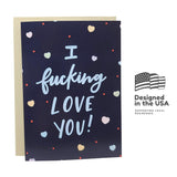 Funny Anniversary Cards For Husband Or Wife - Naughty Birthday Card For Men Or Women - Valentine'S Day Cards For Him Or Her - I Love You Dirty