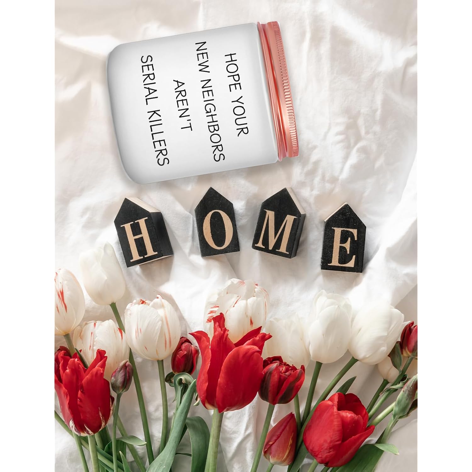 House Warming Gifts New Home - Vanilla Scented New Home Candle - Funny Housewarming Gifts For Women Men Friend Moving Away New Apartment Essentials, House Warming Decoration Party Decor