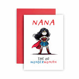 Birthday Day Card For Nana Mother'S Day Card - The Og Wonder Woman Nana - 14.8Cm (Og Nana)