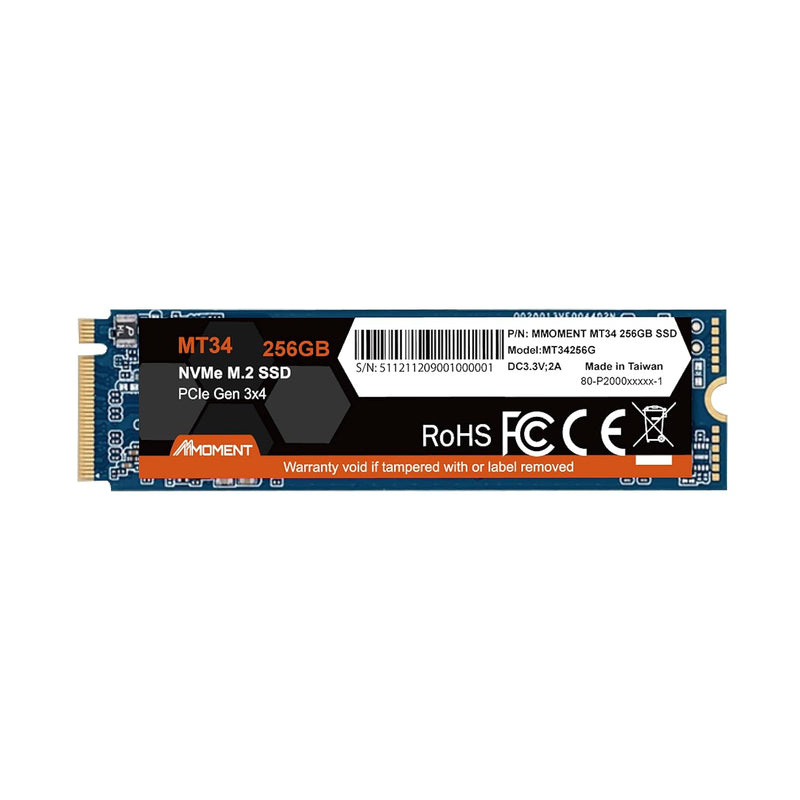 Nvme M.2 2280 Pcie Gen 3X4, Solid State Drive Internal Ssd (256Gb)