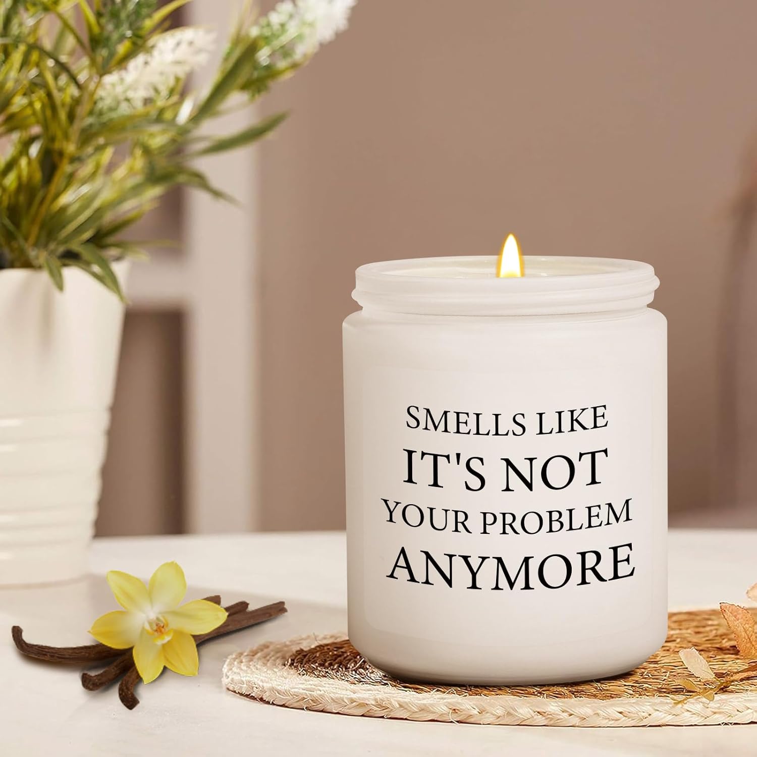 Retirement Gift For Woman, Funny Going Away Leaving New Job Retirement Gifts For Female Coworkers Boss Teacher Nurse Colleague, Farewell Goodbye Divorce Gifts For Women Friend, Vanilla Scented Candles