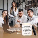 Scented Candles - Boss Gifts For Women Men, Funny Birthday Gift For Best Boss Lady, Christmas Cool Gifts For Bosses Female- Lavender Natural Soy Wax Candle