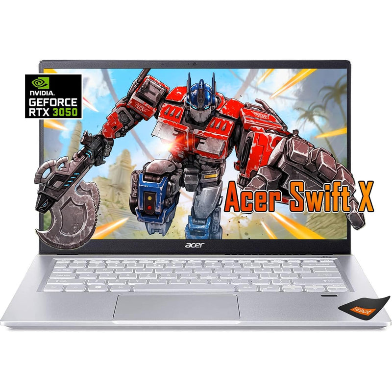 Swift X 14" Fhd 100% Srgb Slim Laptop | Amd Ryzen 5 5600U | Nvidia Geforce Rtx