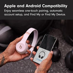 Wireless Bluetooth On-Ear Headphones, 50H Battery, Apple/Android, Pink