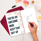 Birthday Gifts For Mom, Funny Card Gifts For Mom, Awesome Mommy Present From Daughter, Best Mother'S Day Gift Idea For Wife, Sister - Humorous Greeting Card