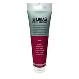 Lukas CRYL Studio Artist Acrylic Paint, Alizarin Crimson, 125 ml Tube - High Pigment Acrylic Paints for Canvas Painting, Large Scale Works - Medium-Viscosity, Water-Mixable, Fast Drying