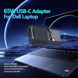 65W USB C Laptop Charger for Dell Latitude XPS Chromebook USB C Power Adapter with Charging Cable