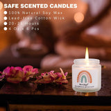 9 Pieces Thank You Appreciation Gifts Thank You Scented Candles 3.5 Oz Awesome Inspirational Candles Christmas Gifts For Employee Coworker Teacher Nurse