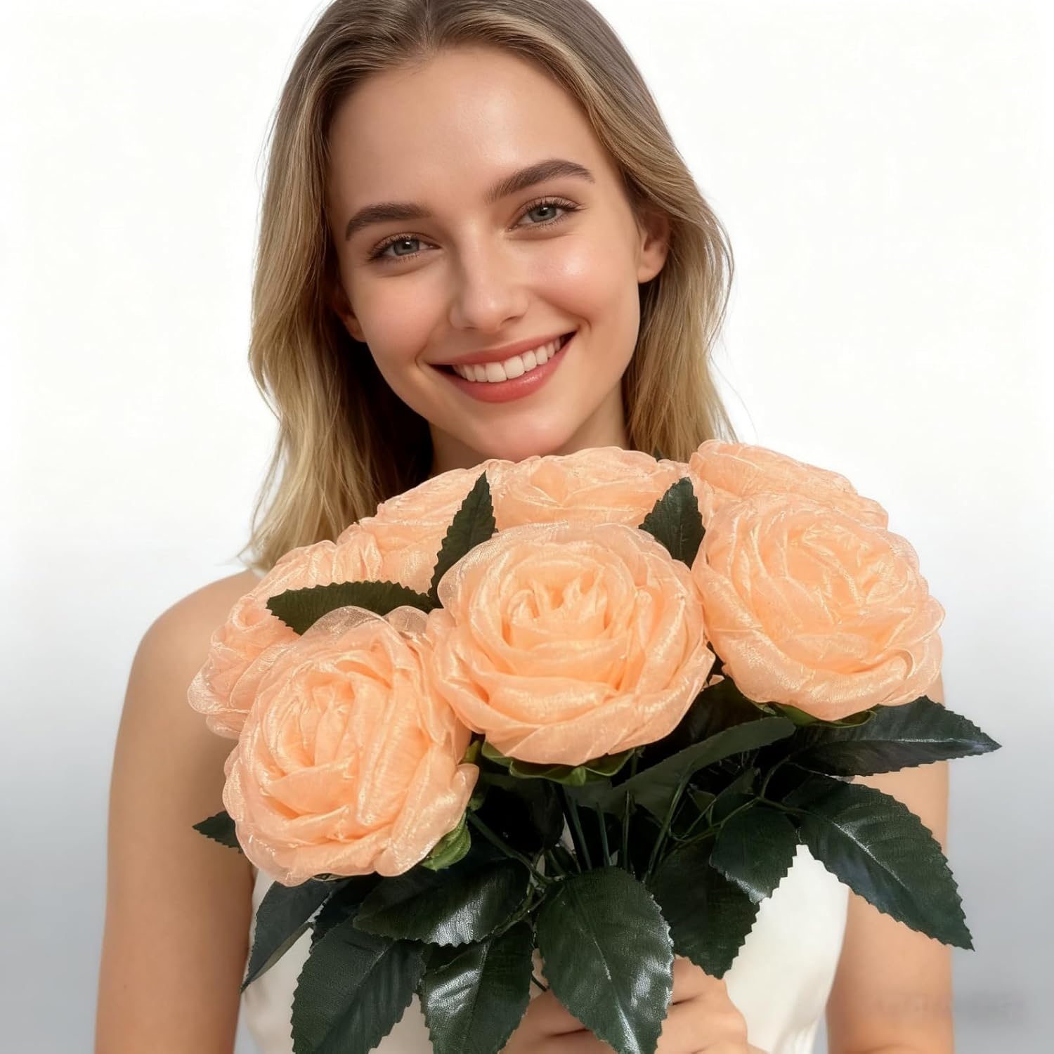 100Pcs Handmade Camellia Flower Petal Semi- Finished Products For Bouquet Making, Premade Bulk Loose Petals To Reduce Repetitive Work & Improve Efficiency(Need Assembly)