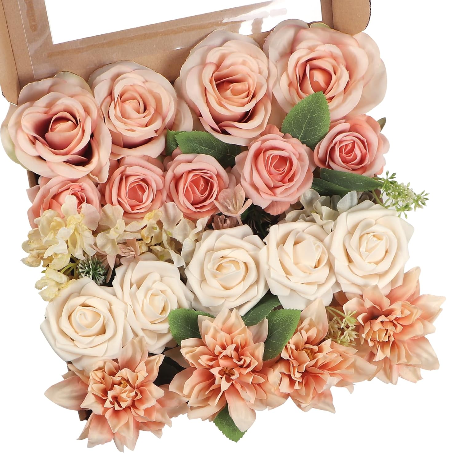 Artificial Flowers, Flowers Combo Box Set For Diy Wedding Bouquets Centerpieces Arrangements Party Baby Shower Home Decor