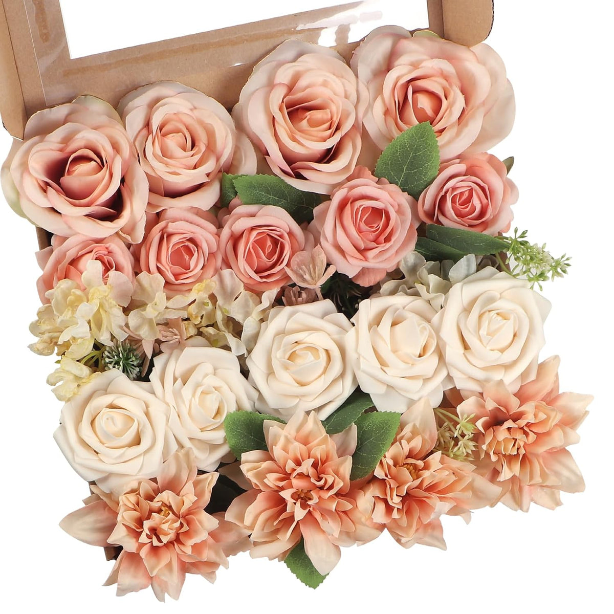 Artificial Flowers, Flowers Combo Box Set For Diy Wedding Bouquets Centerpieces Arrangements Party Baby Shower Home Decor