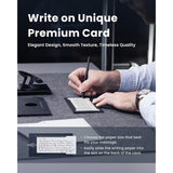 Metal Astral Card - Infinite Edition, Luxury Gift Greeting Card With Envelope – Unique Metal Design, Premium Paper, Includes 3 Writing Papers – 4X6 Inches