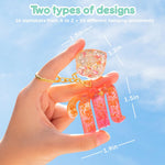 182Pcs Fancy Alphabet Resin Molds Silicone Kit, Reversed Letter Keychain Epoxy Resin Casting Molds, Resin Key Chain Making Set With 1 Hand Drill 2 Drill Bits 30 Key Rings 100 Screw Pins