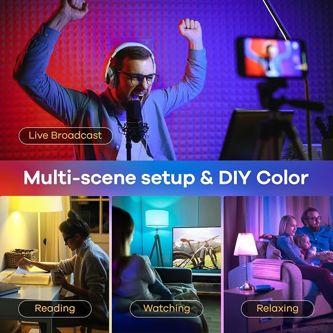 Smart LED Light Bulbs Compatible with Apple Home Alexa Google Assistant Multi Pack