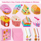 Kids Valentines Day Cards For Kids Classroom School Class - Valentines Day Gifts For Kids Classroom, Cute School Class Valentine'S Day Exchange Cards Bulk, 32 Pack
