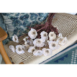 White Poppy Flowers Artificial 8Pcs Silk Poppies Flowers With Stems Silk Flower Arrangements For Wedding Table Centerpieces For Home Bridal Shower Party Decor (White)