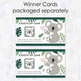 Big Dot of Happiness Koala Cutie - Bear Birthday Party and Baby Shower Game Scratch Off Cards - 22 Count