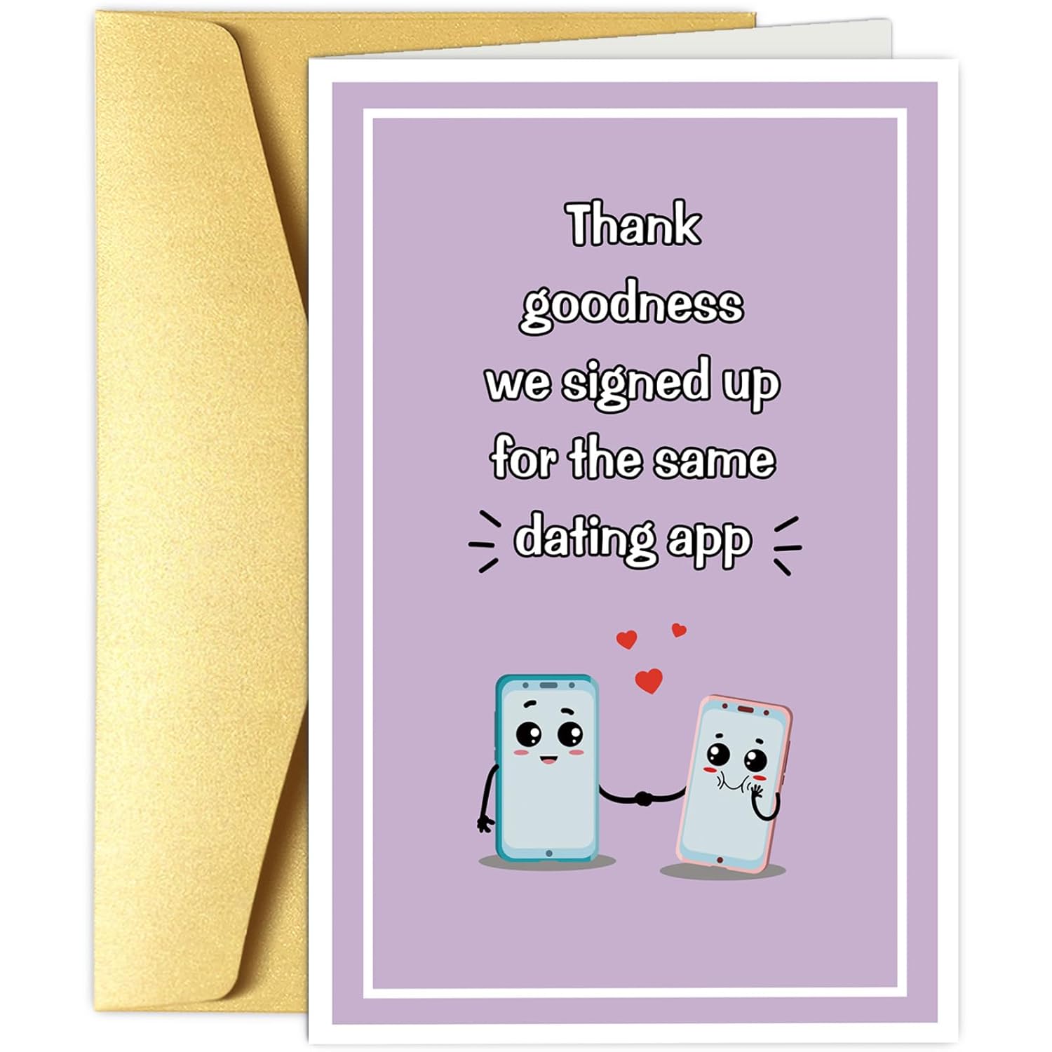 Funny Internet Dating Card, Online Dating App Card For Boyfriend Girlfriend, Cute Valentine'S Day Card For Men Women